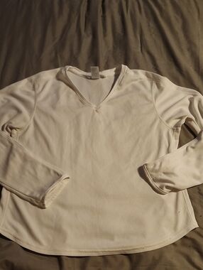 Jockey Sport White V-Neck Top